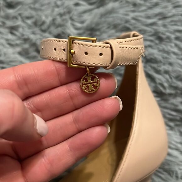 Tory Burch. Ellie heels. Size 9. Sea shell pink - Picture 7 of 8